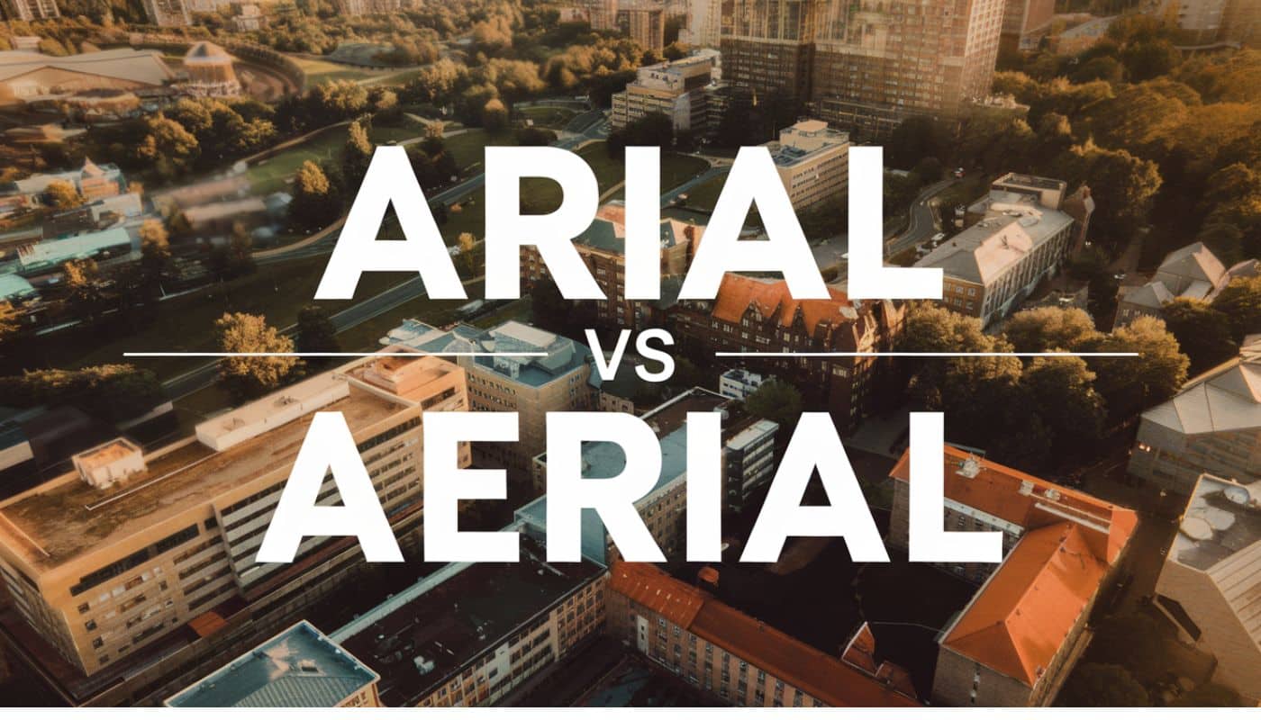 Arial vs Aerial