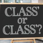 Class’ or Class’s?