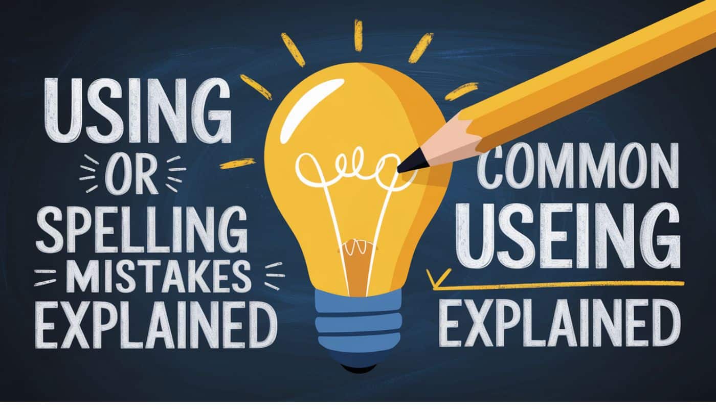 Using or Useing: Common Spelling Mistakes Explained